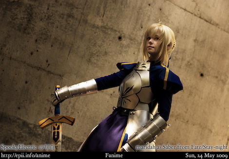 maridah as Saber from Fate/Stay-night