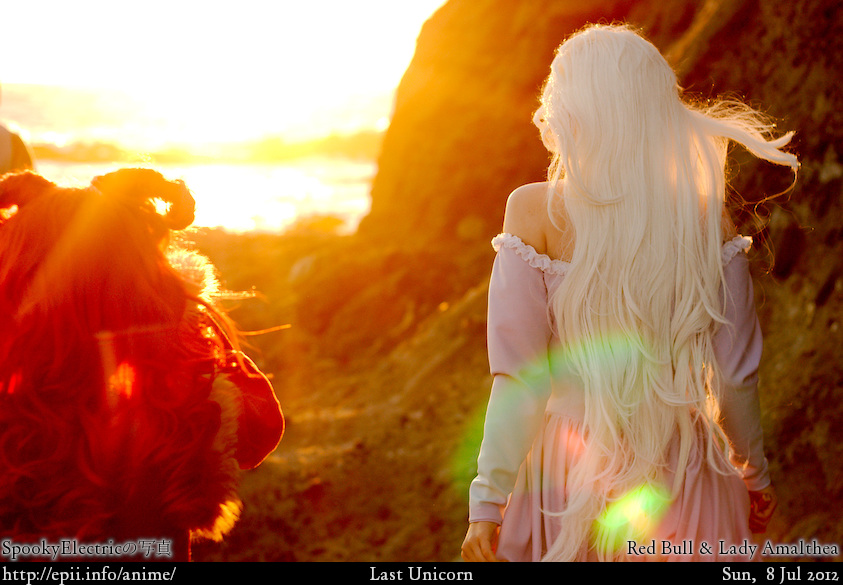 Cosplay  Picture: Last Unicorn - Red Bull and Lady Amalthea 4313