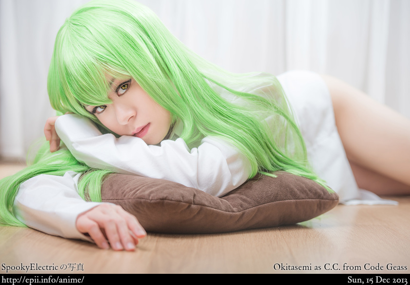 Anime Code Geass: Lelouch of the Rebellion Cosplay C.C. Cosplay